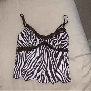 Animal Print Tank Top